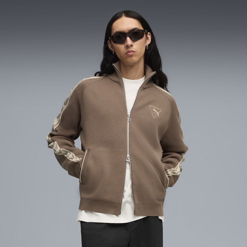 Dukserice Puma REPRESENT T7 Jacket Smeđa | 632543_96