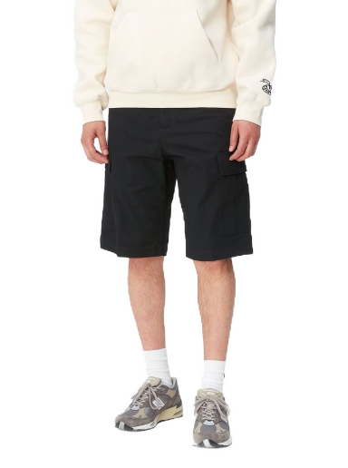 Kratke hlače Carhartt WIP Regular Cargo Short "Black rinsed" Crna | I028246_89_02