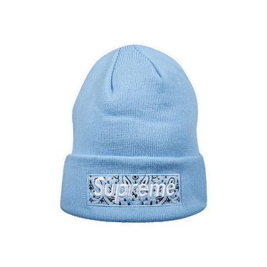 Kapica Supreme New Era x Box Logo Beanie Plava | FW19BN4 LIGHT BLUE, 0