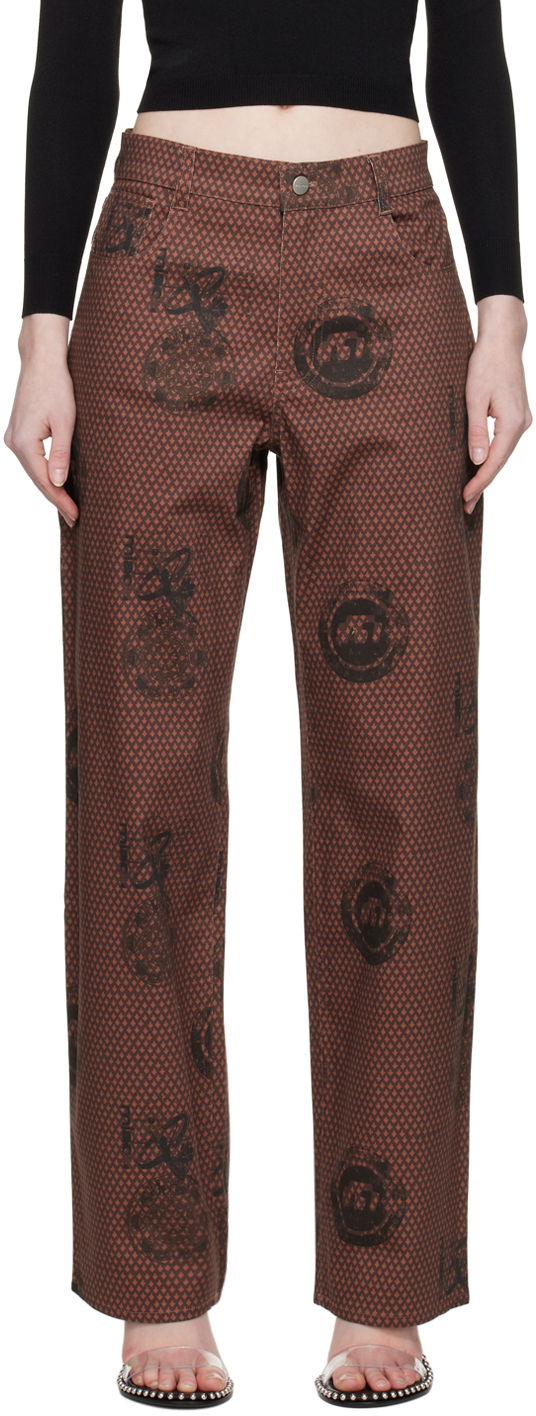 Jeans Miaou Miaou Fargo Trousers Smeđa | 1007SCATL