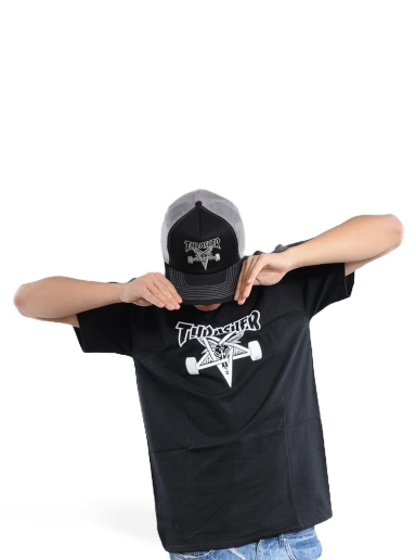 Majica kratkih rukava Thrasher Skategoat Tee Crna | 017216