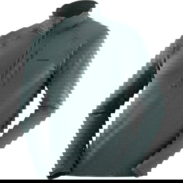 Džemper Salomon Lightwarm Quarter-Zip Fleece Top Zelena | LC2707000, 1