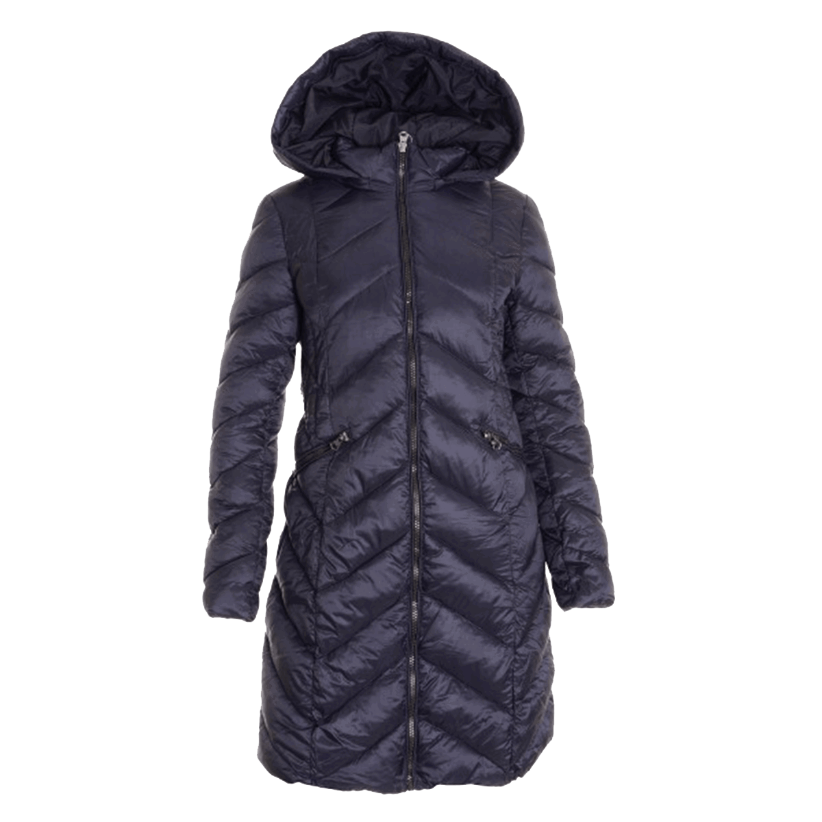 Pernata jakna Champion Taylor Hooded Long Puffer Coat Tamnoplava | CHBG183209-533, 0