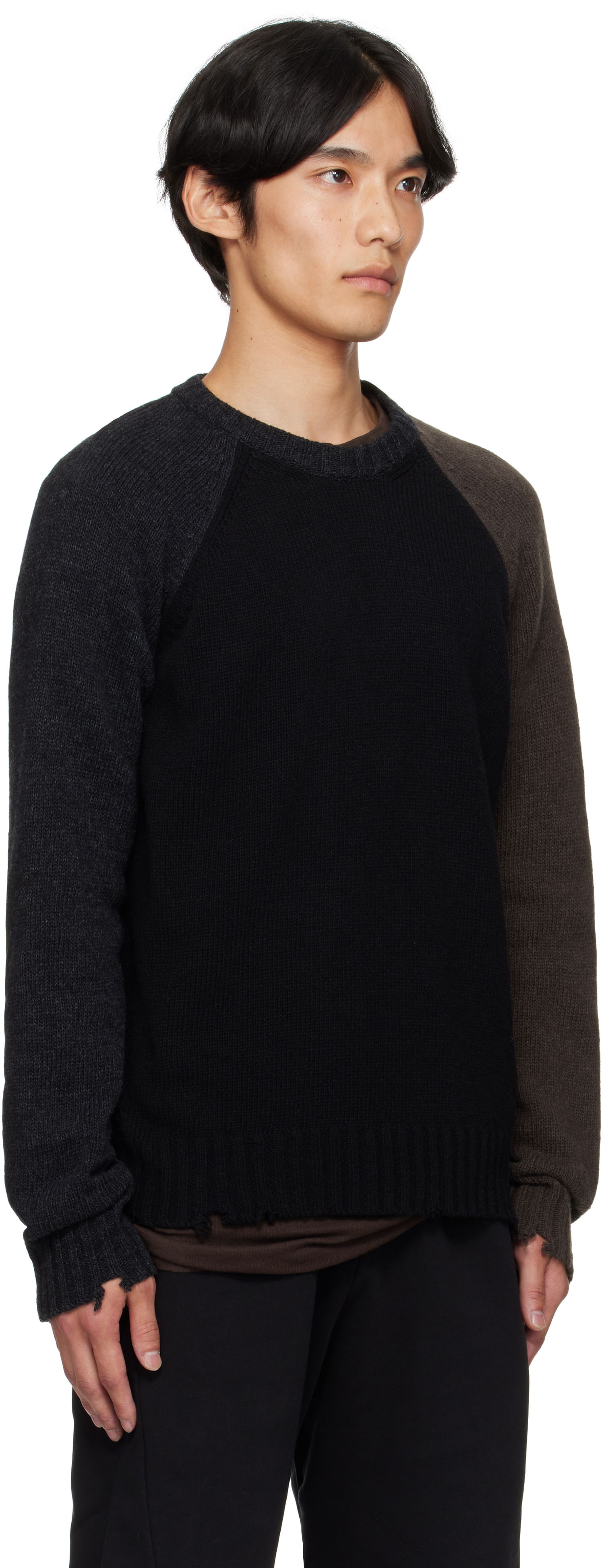 Džemper Maison Margiela MM6 Maison Margiela Crewneck Sweater Crna | SH2HL0028 M13160, 1