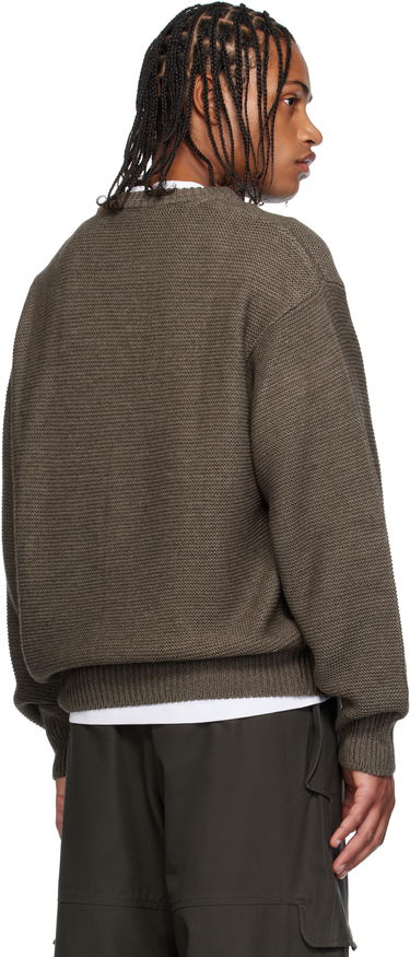 Džemper sage NATION Sage Nation Mackenzie Knit Wool Sweater Smeđa | S064 MACKENZIE KNIT WOOL MUSHR, 2