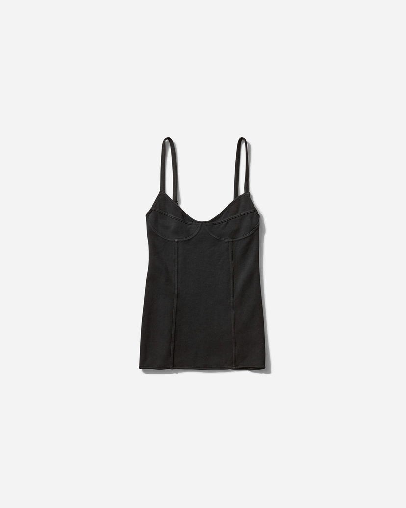 Majica bez rukava OUR LEGACY Washed Cami Tank Top Crna | W2256CW 001