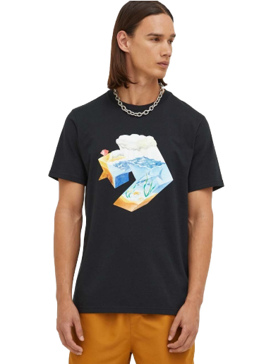 Majica kratkih rukava Converse Star Chevron Ocean T-Shirt Crna | 10024746.A01