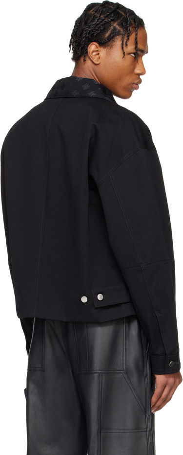 Jakna AMIRI AMIRI MA Quad Jacquard Work Jacket Crna | AMOUWJ1003, 2