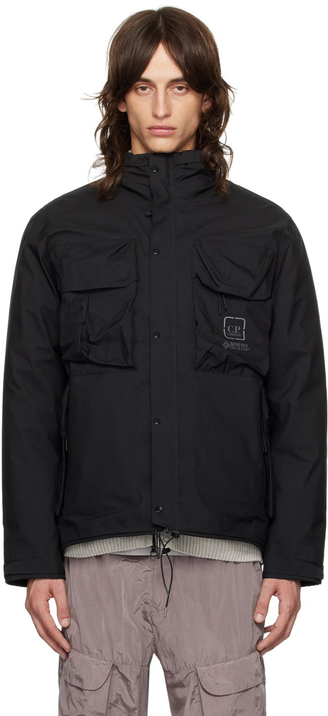 Parka C.P. Company GORE-TEX INFINIUM™ Utility Down Jacket Crna | 17CLOW001A-110031A