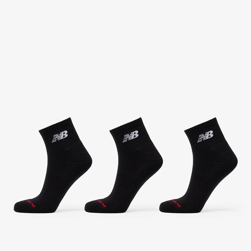 Čarape New Balance Everyday Ankle Socks 3-Pack Crna | LAS51303BK
