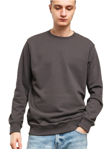 Dukserice Urban Classics Basic Terry Crew Siva | TB3484 grey