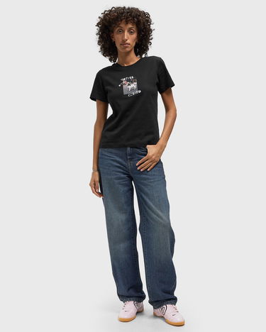 Majica kratkih rukava CLOSED Printed T-Shirt with 'Better Stay Closed' Dog Graphic Crna | C95927-44H-PR-100, 1