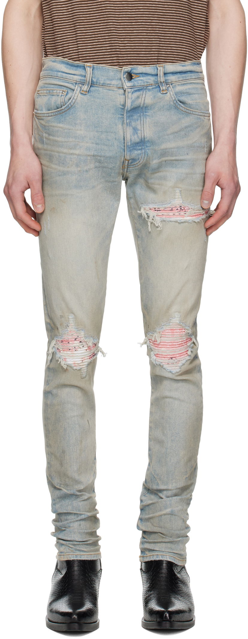 Jeans AMIRI AMIRI MX1 International Jeans Plava | AMDNSY1154