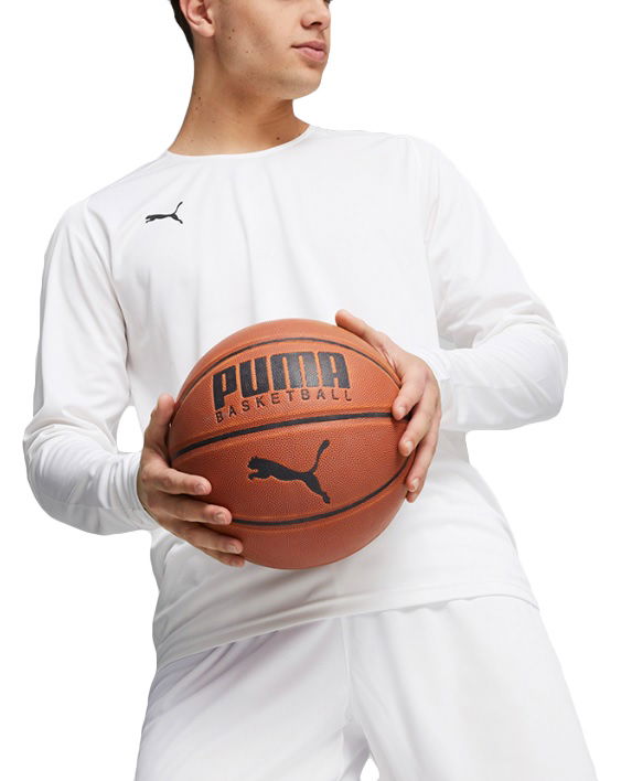 Majica kratkih rukava Puma Hoops Team LS Shooting Shirt Bijela | 676637-02