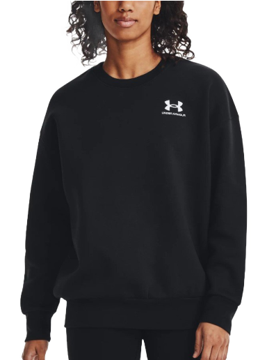 Dukserice Under Armour Essential Fleece Oversized Crewneck Crna | 1379475-001