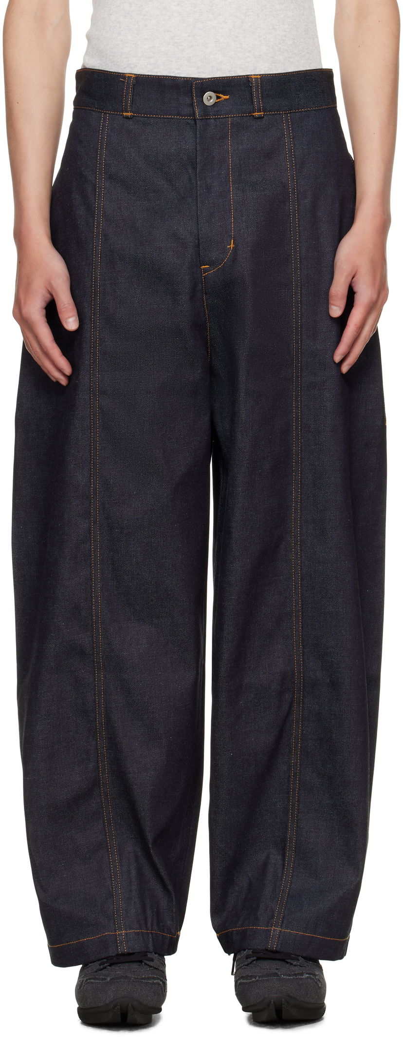 Jeans sage NATION SAGE NATION Welt Jeans Plava | S083 WELT TROUSER DENIM DENIM