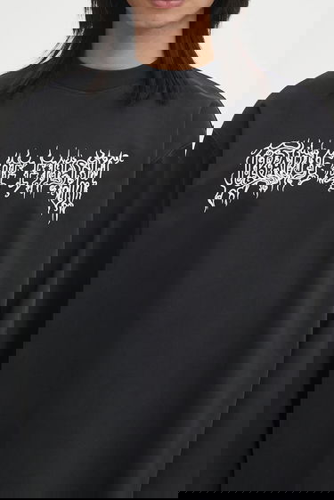 Majica kratkih rukava VETEMENTS VETEMENTS Cof Logo Long Sleeve T-Shirt Crna | UCF76LS100B, 3
