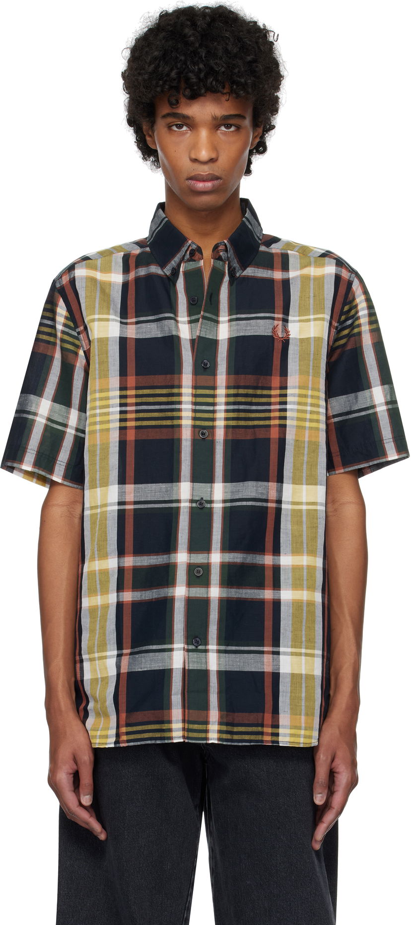 Košulja Fred Perry Fred Perry Madras Check Short Sleeve Shirt Višebojno | M9624