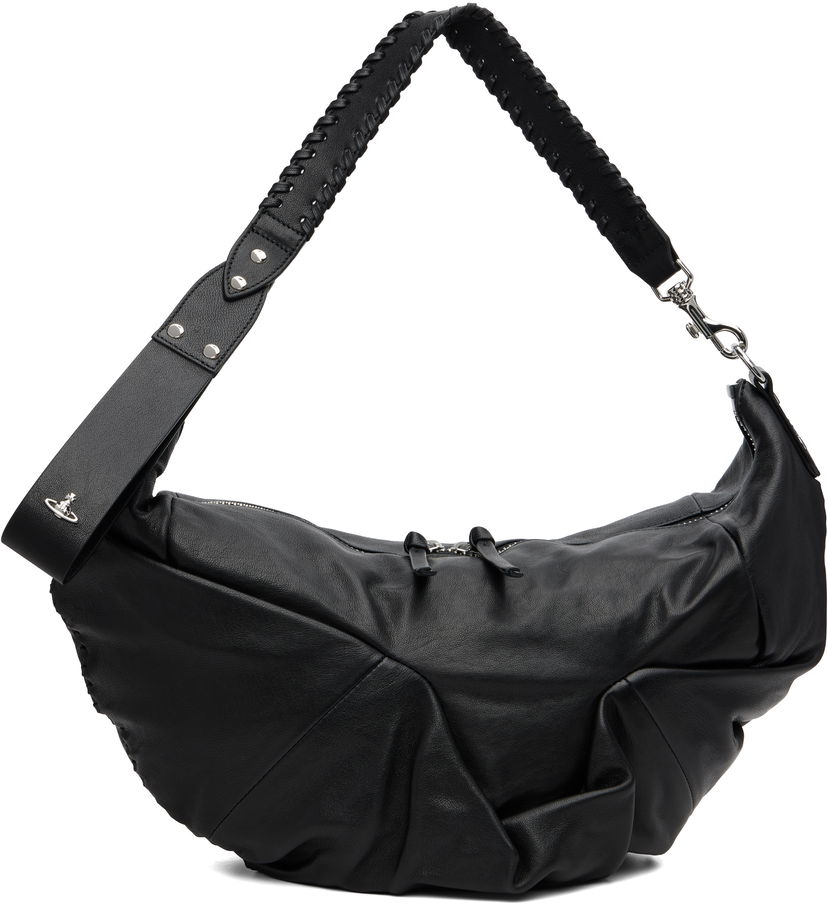 Torba za rame Vivienne Westwood Vivienne Westwood Agnes Medium Shoulder Bag Crna | 4602000EW-L00BX-