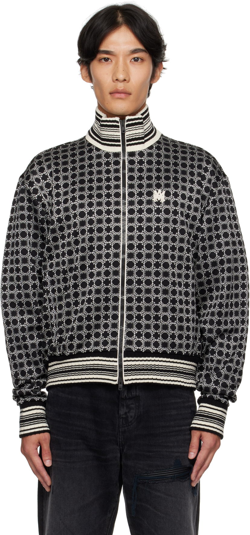 Jakna AMIRI AMIRI MA Quad Track Jacket Crna | AMOUTJ1010