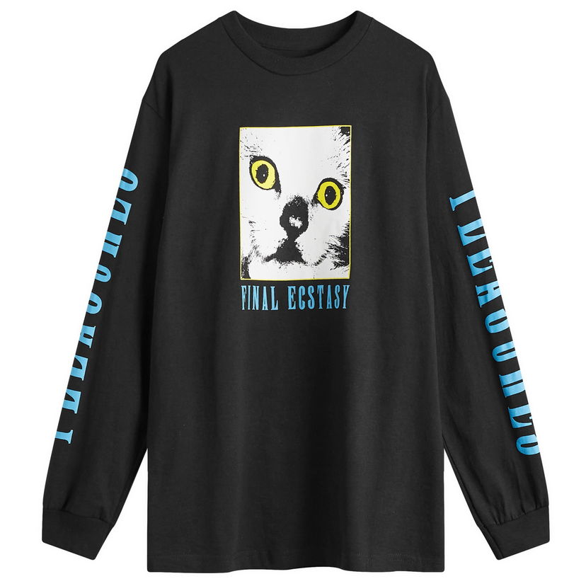 Majica kratkih rukava Pleasures Final Long Sleeve T-Shirt Crna | P24W035-BLACK