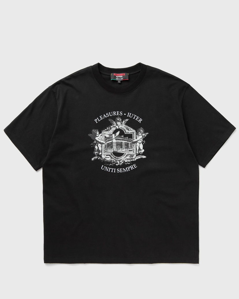 Majica kratkih rukava Pleasures Iuter Alberto Graphic T-Shirt Crna | P24IU008-BLACK