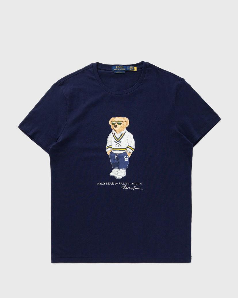 Majica kratkih rukava Polo by Ralph Lauren Ralph Lauren Slim Fit Polo Bear Graphic Tee XXL Tamnoplava | 710973137003
