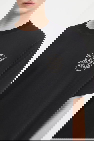 Majica kratkih rukava Drôle de Monsieur Drôle de Monsieur Le Tshirt Slogan Tresses T-Shirt Crna | H.TS259.CO134, 3