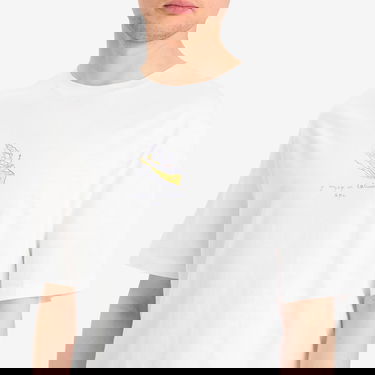 Majica kratkih rukava A.P.C. A.P.C. Men's Jack Voyage Graphic T-Shirt, Size Small Bijela | COHJC-H26517-AAB, 5