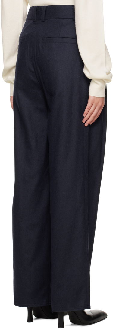 Hlače We11done Wide-Leg Trousers Tamnoplava | WD-PT3-22-246-W-NV, 2