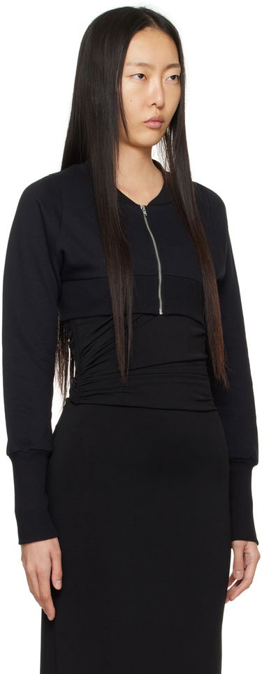 Džemper Miaou Miaou Lana Cropped Sweatshirt Crna | 8016FTBLK, 1