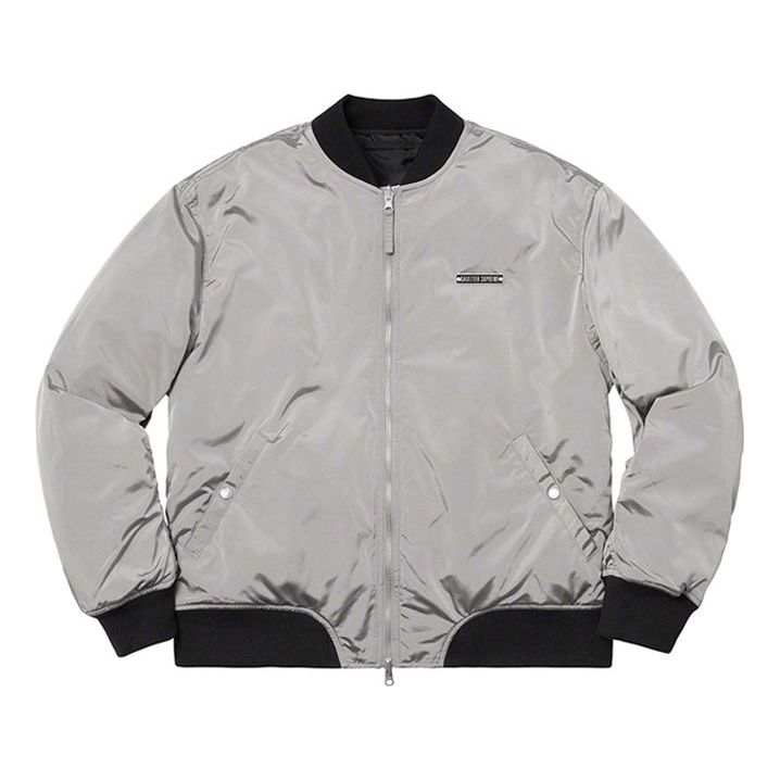 Bomber jakna Supreme Reversible Backpack Bomber Jacket Siva | SUP-SS19-833