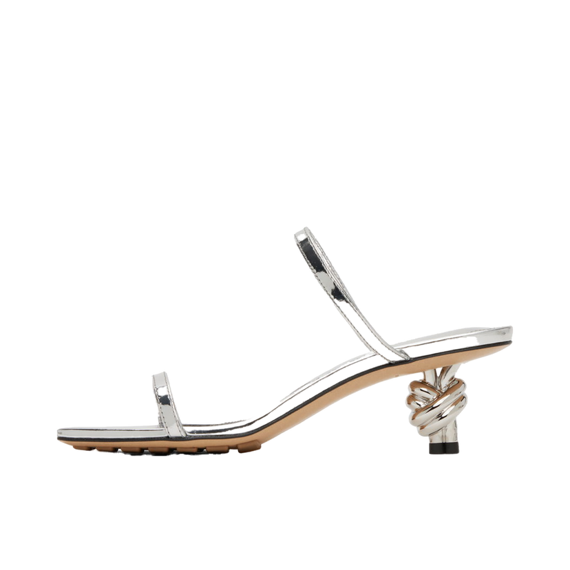 Tenisice i cipele Bottega Veneta Knot Mules Metalik | 780298 V3VO0