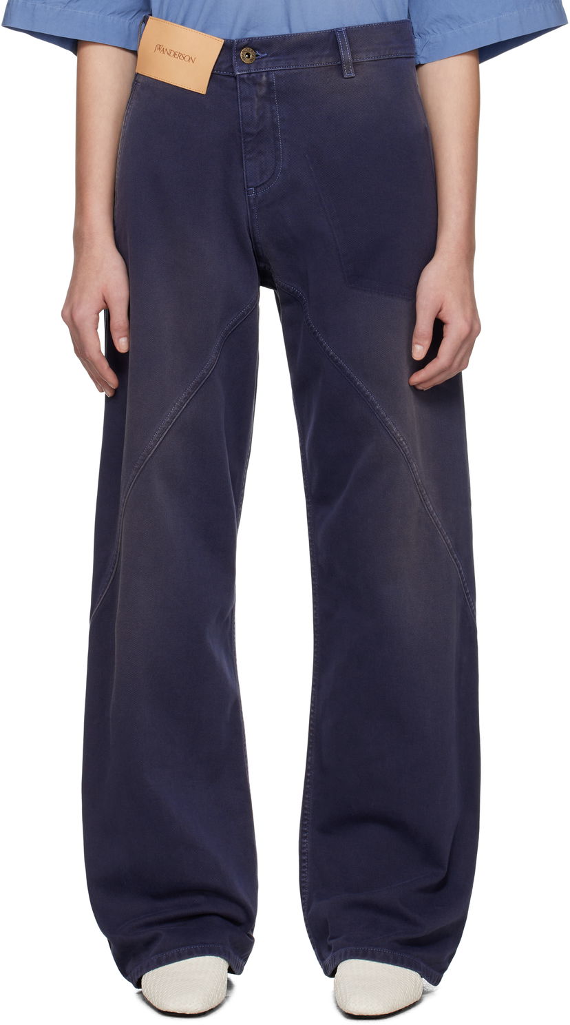 Hlače JW Anderson JW Anderson Twisted Workwear Jeans Plava | DT0115-PG1522