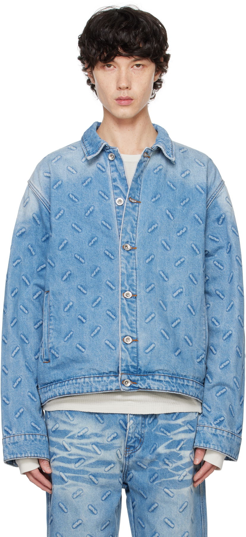 Jakna Who Decides War Denim Jacket Plava | 1131020008FW24