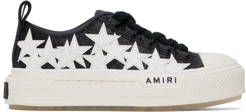 Njega cipela AMIRI AMIRI Glitter Stars Court Low Crna | AWFOSR1106