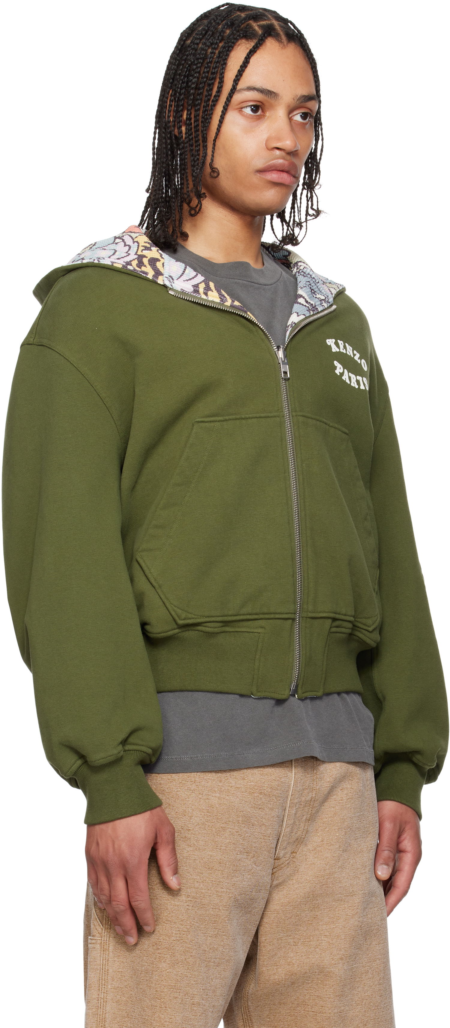 Dukserice KENZO Kenzo Paris VERDY Edition Reversible Hoodie Zelena | FF55SW2514MT, 1