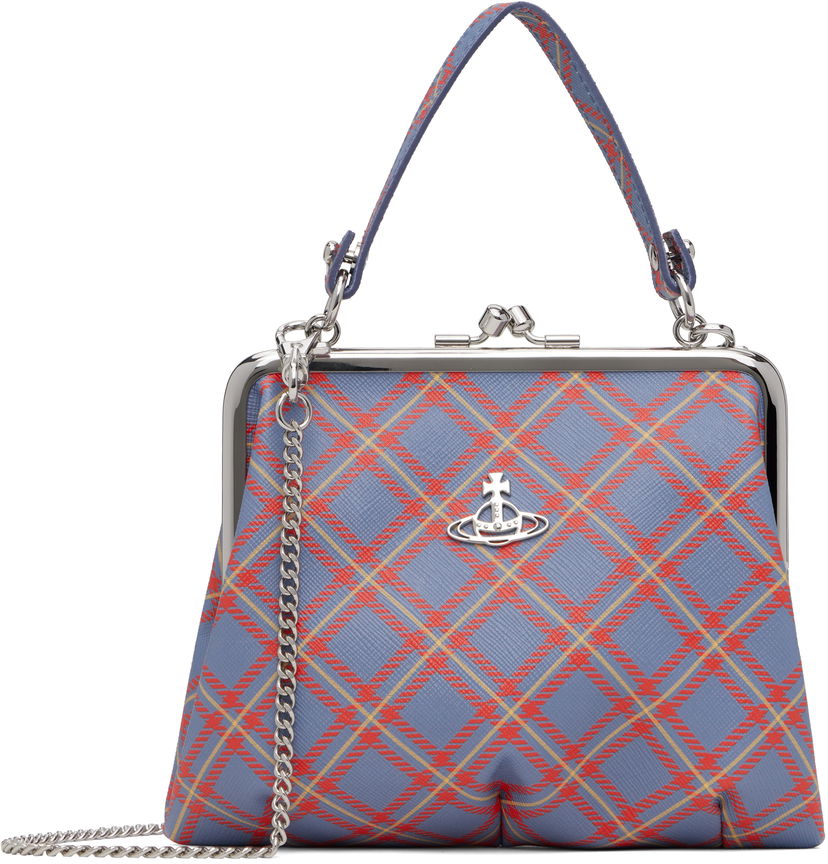 Ručna torbica Vivienne Westwood Vivienne Westwood Granny Frame Shoulder Bag Plava | 4B010006W-S0022-