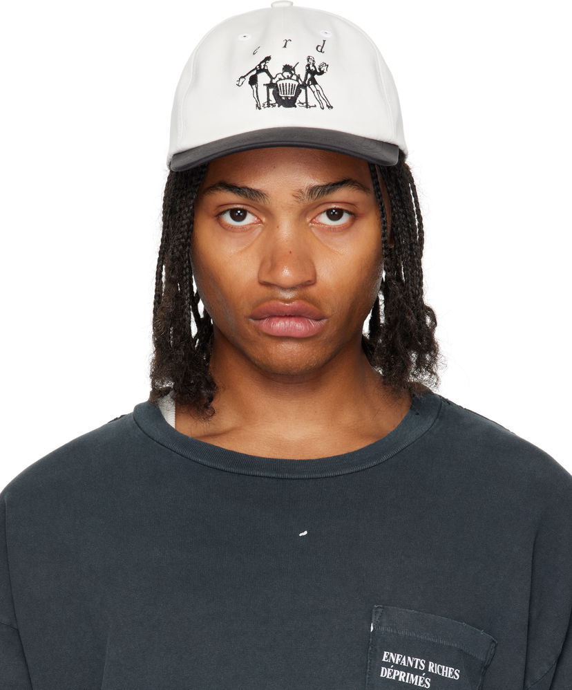 Kapa Enfants Riches Déprimés Enfants Riches Déprimés 6-Panel Secretary Cap Bijela | 100-416