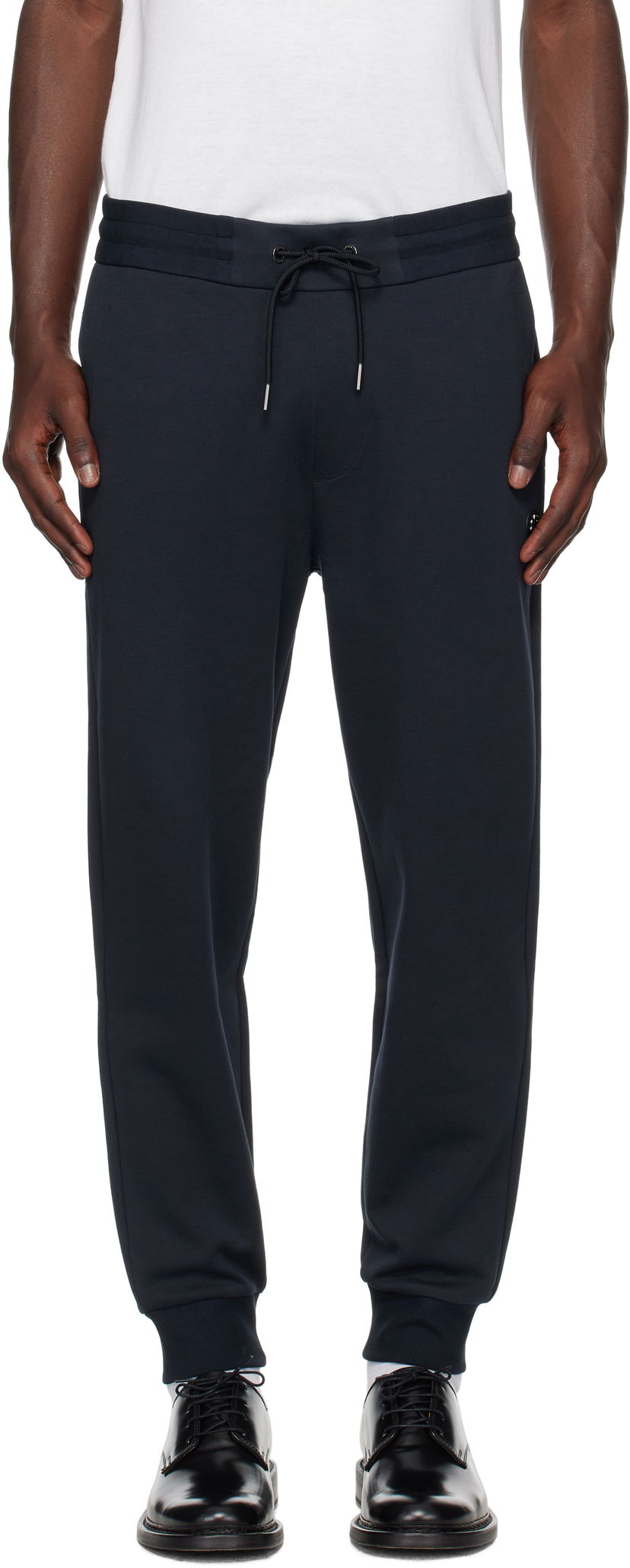 Trenirka BOSS BOSS Drawstring Jersey Cotton Sweatpants Tamnoplava | 50520322