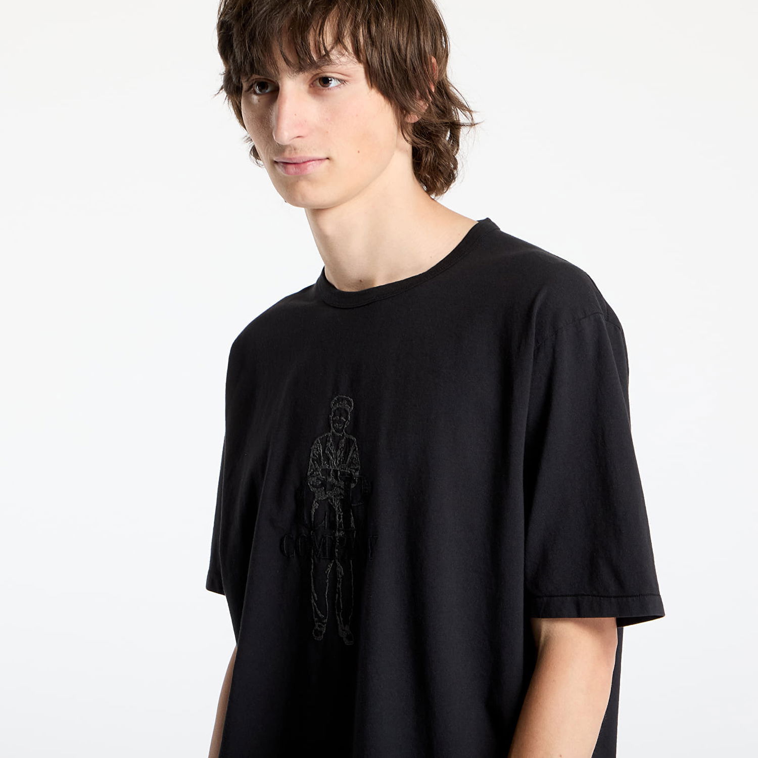 Majica kratkih rukava C.P. Company C.P. Company 1020 Jersey Logo T-Shirt Crna | 18CMTS288A006057O-999, 1