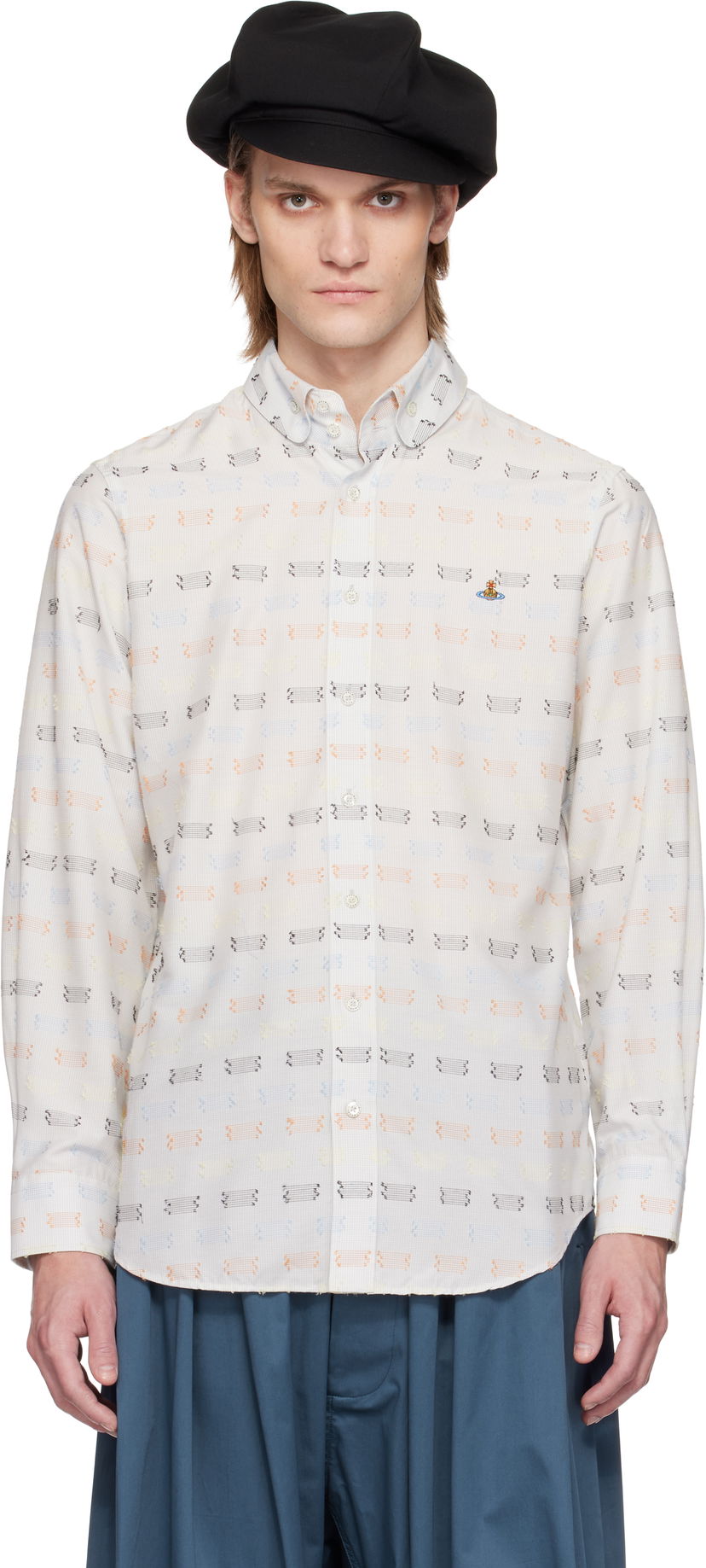 Košulja Vivienne Westwood Vivienne Westwood Krall Two Button Shirt Bijela | 24010005-W012W-