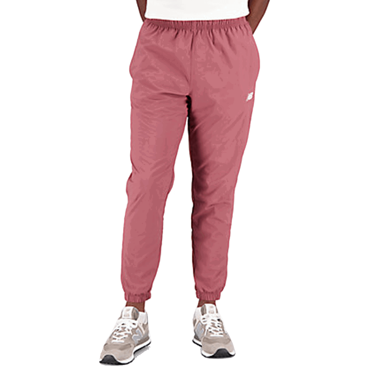 Hlače New Balance ATHLETICS WIND PANT Ružičasta | MP31532-WAD, 0