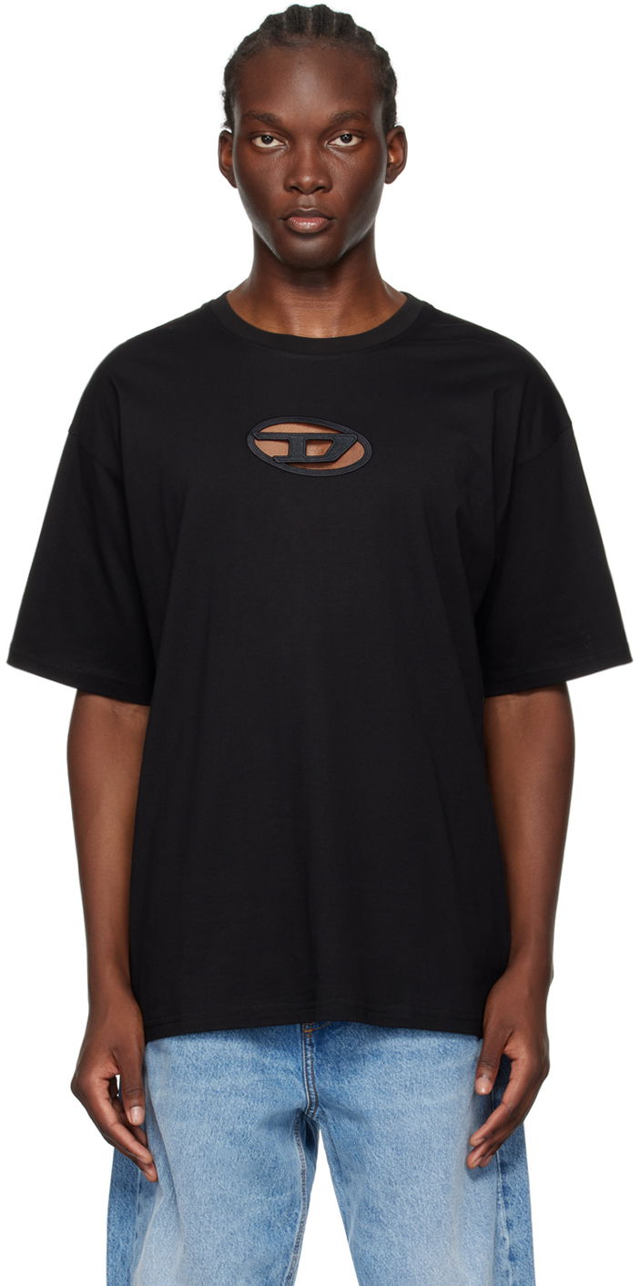 Majica kratkih rukava Diesel Black Logo T-Shirt Crna | A15180-0NIAX-9XX