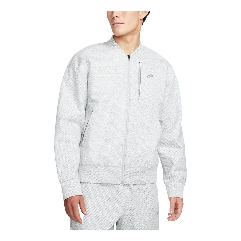 Bomber jakna Nike Zipped Bomber Jacket Siva | DQ4269-084