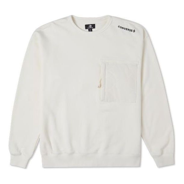 Dukserice Converse Converse Cozy Utility Crew Bijela | 10025052-A01