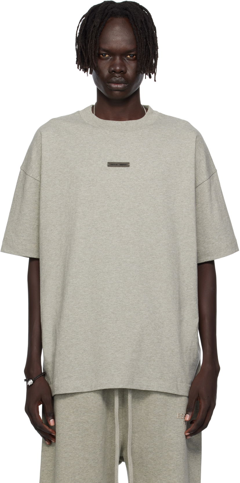 Majica kratkih rukava Fear of God Fear of God ESSENTIALS Classic Fit T-shirt Siva | 125SP254195F