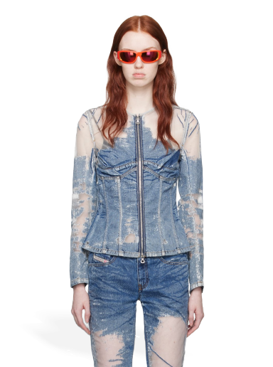 Jakna Diesel De-Milly-Fsd1 Denim Jacket Plava | A12556 068JH