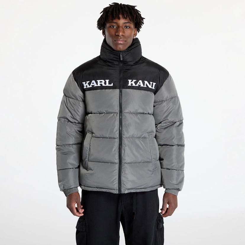 Pernata jakna Karl Kani Jacket Retro Essential Puffer Jacket Anthracite S Siva | 60760013