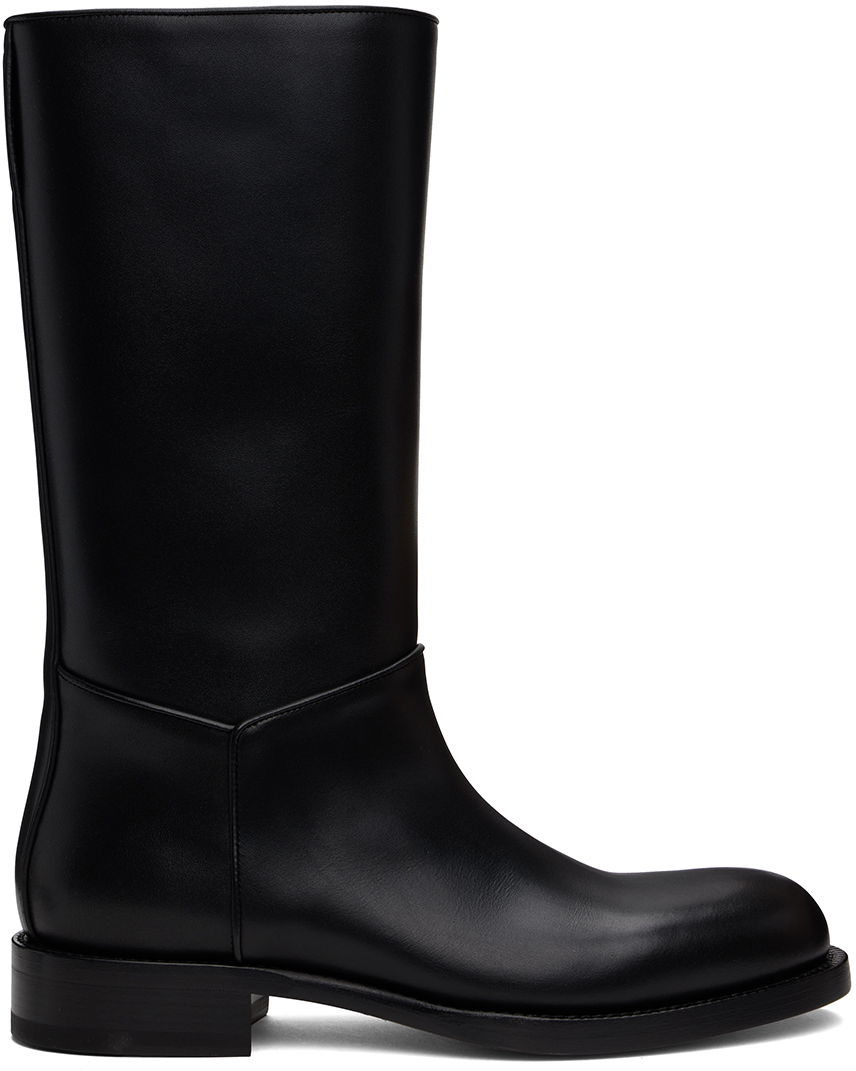 Tenisice i cipele The Row Black Nobilis Riding Boots Crna | F1549-L58, 0